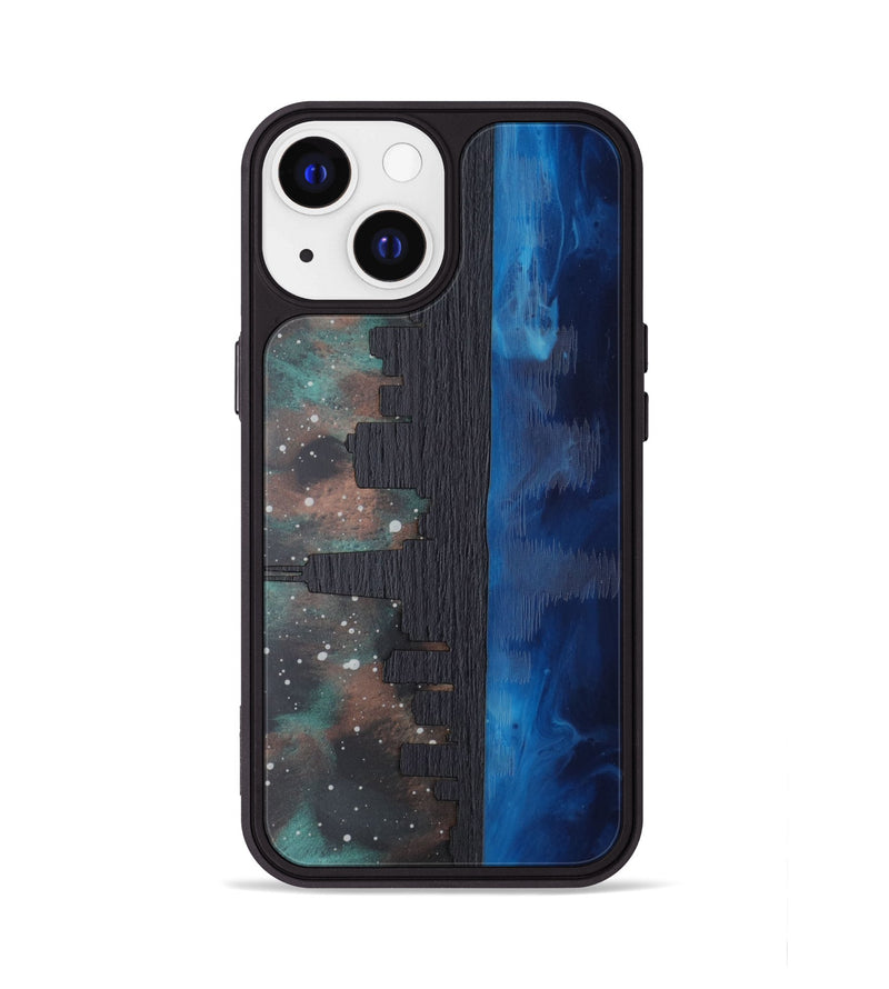 iPhone 13 Wood Phone Case - Chicago Skyline (Terrain)