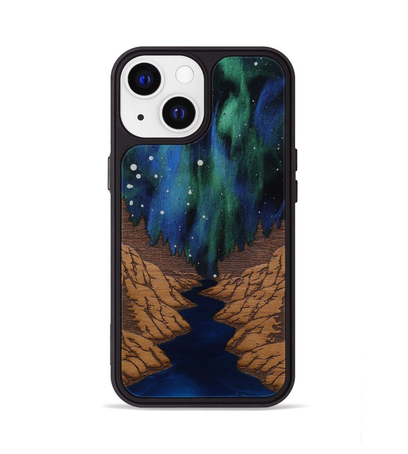 iPhone 13 Wood Phone Case - Flow (Terrain)