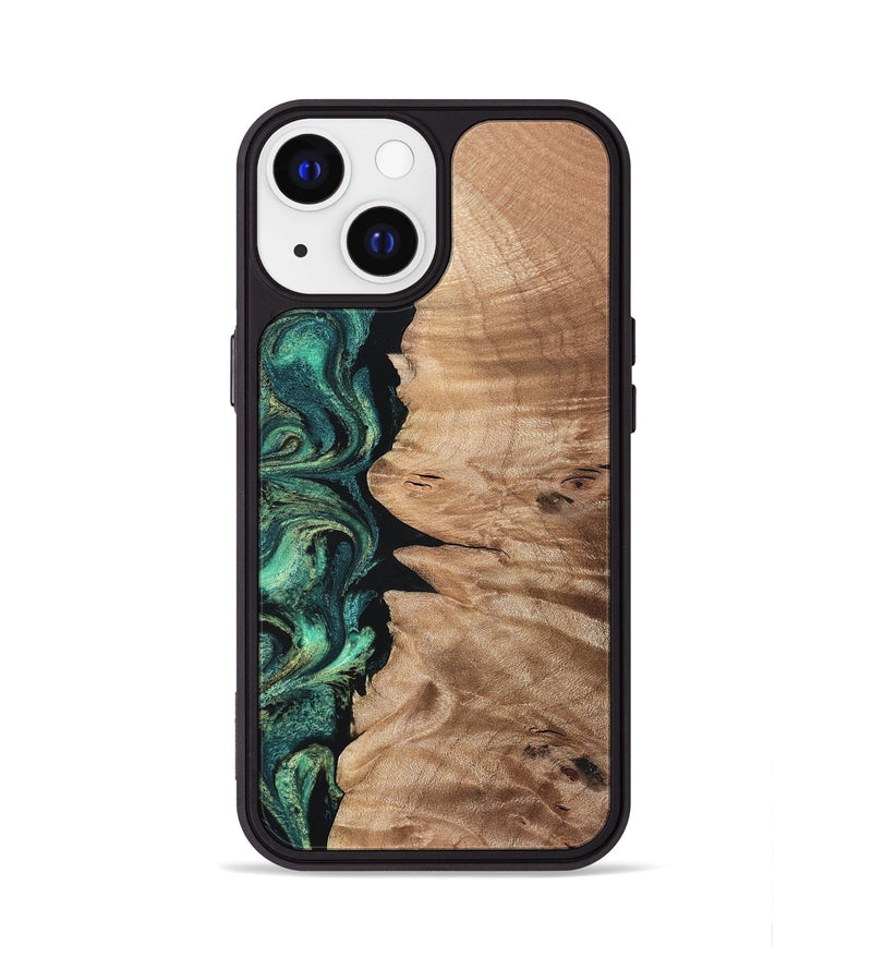 iPhone 13 Wood Phone Case - Gayla (Green, 819568)